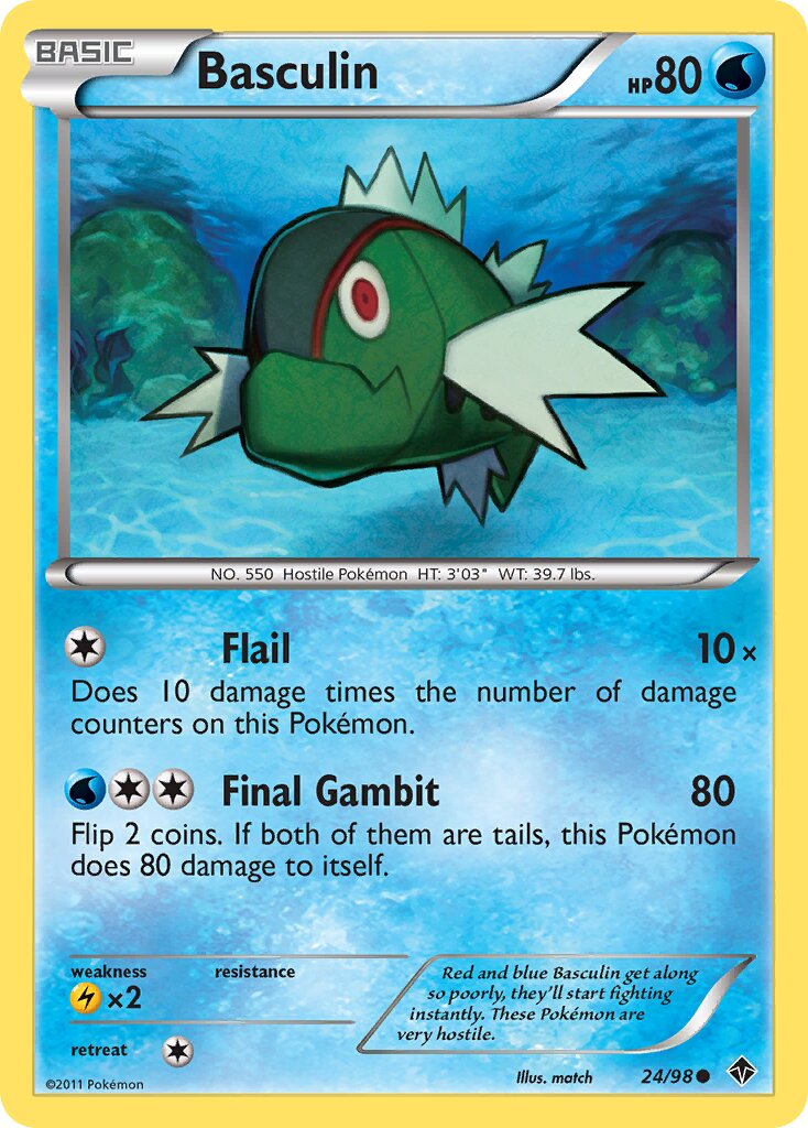 Basculin 024/98 — Emerging Powers (English Pokémon TCG card)