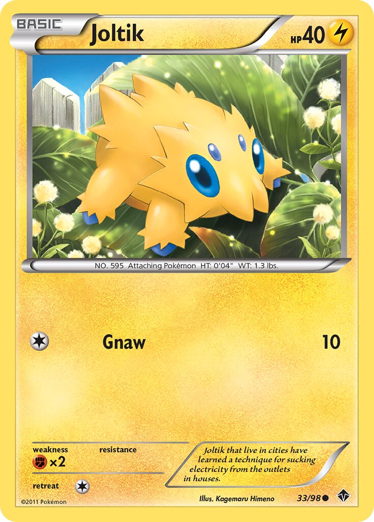Joltik 033/98 — Emerging Powers (English Pokémon TCG card)