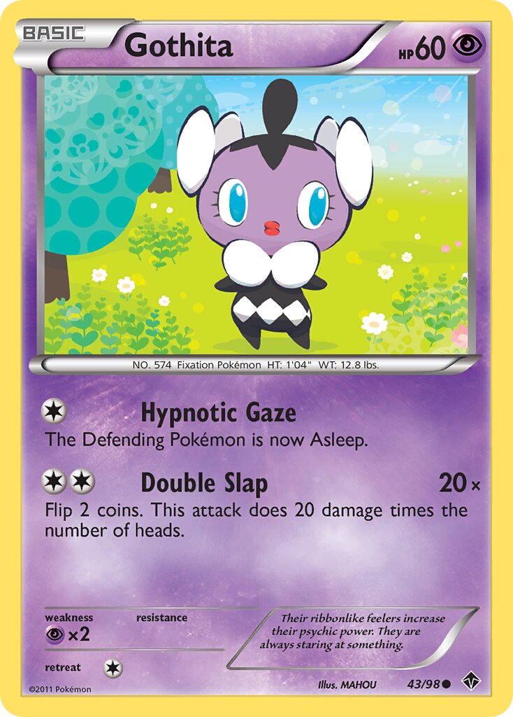 Gothita 043/98 — Emerging Powers (English Pokémon TCG card)