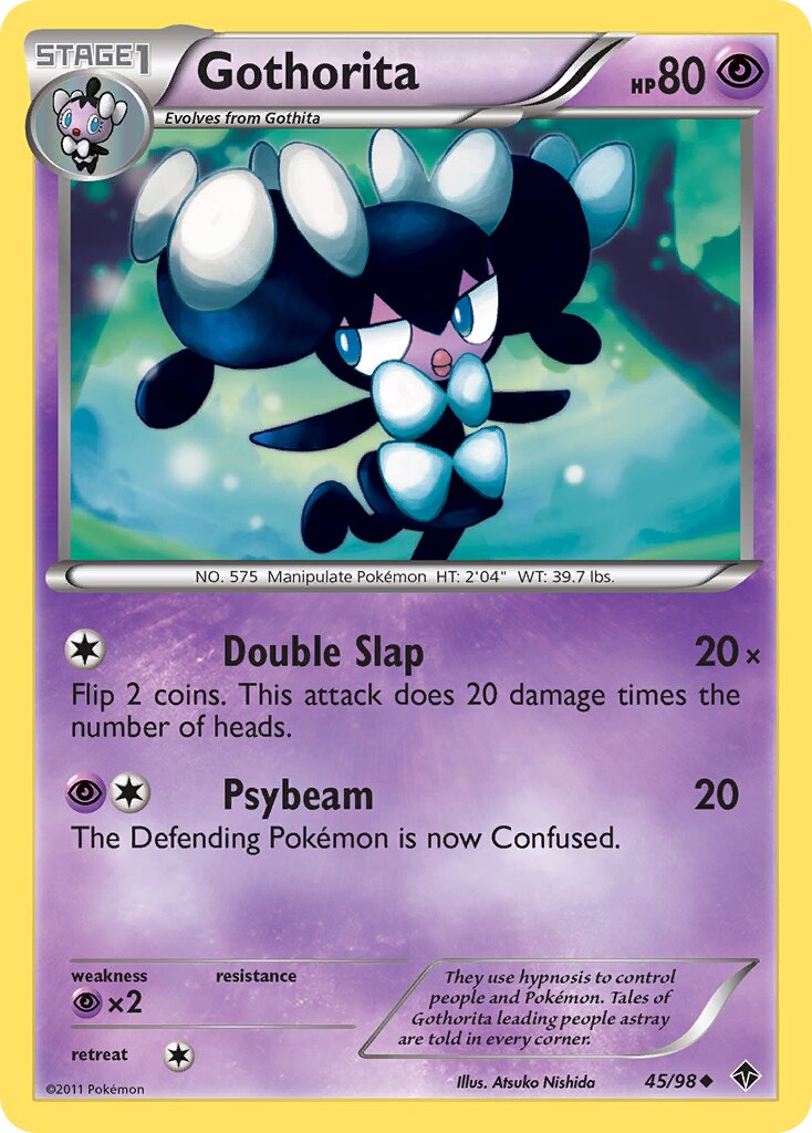 Gothorita 045/98 — Emerging Powers (English Pokémon TCG card)