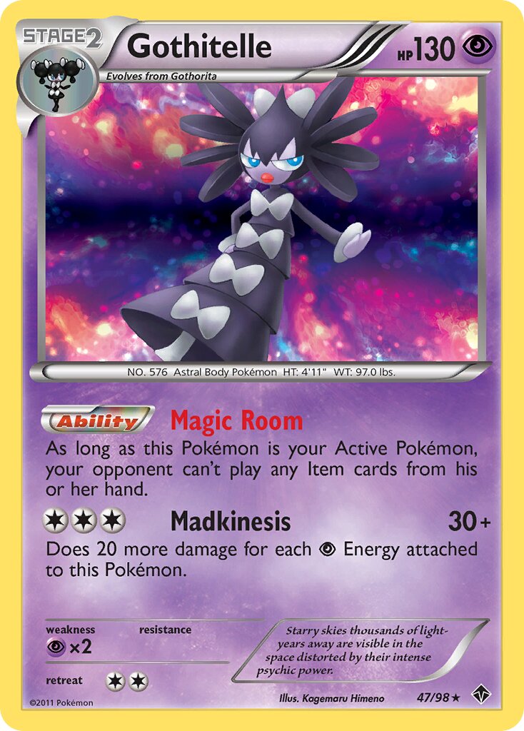 Gothitelle 047/98 — Emerging Powers (English Pokémon TCG card)