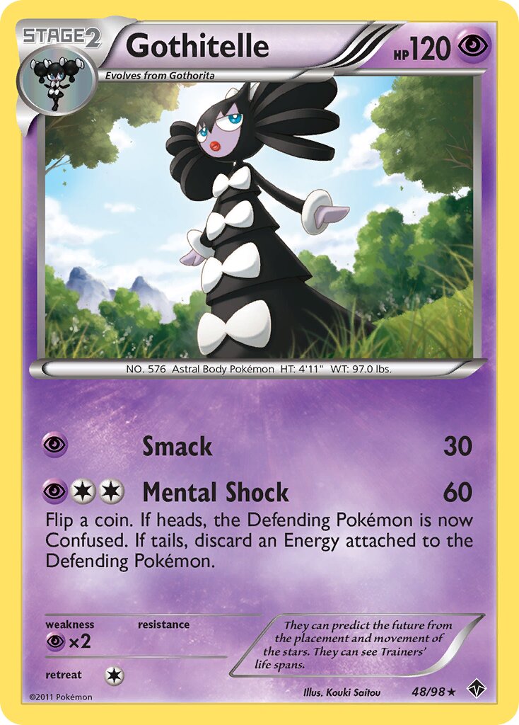 Gothitelle 048/98 — Emerging Powers (English Pokémon TCG card)