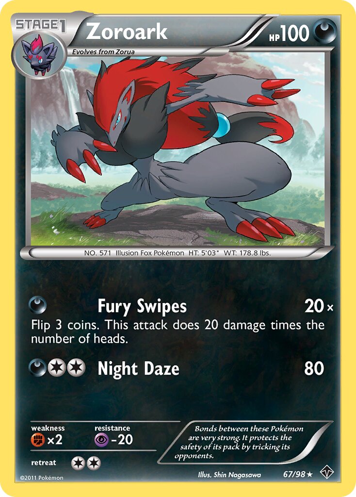Zoroark 067/98 — Emerging Powers (English Pokémon TCG card)