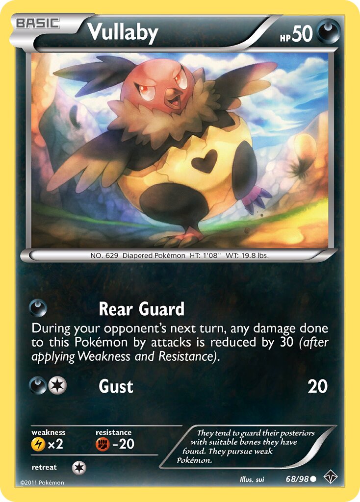 Vullaby 068/98 — Emerging Powers (English Pokémon TCG card)