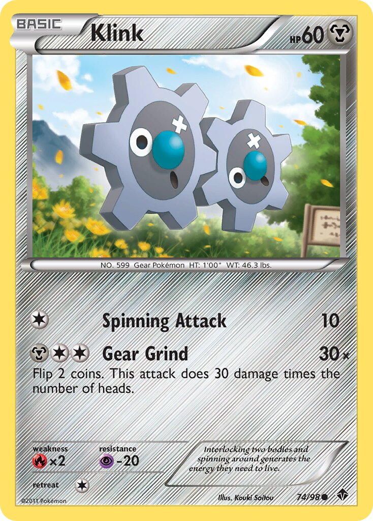 Klink 074/98 — Emerging Powers (English Pokémon TCG card)