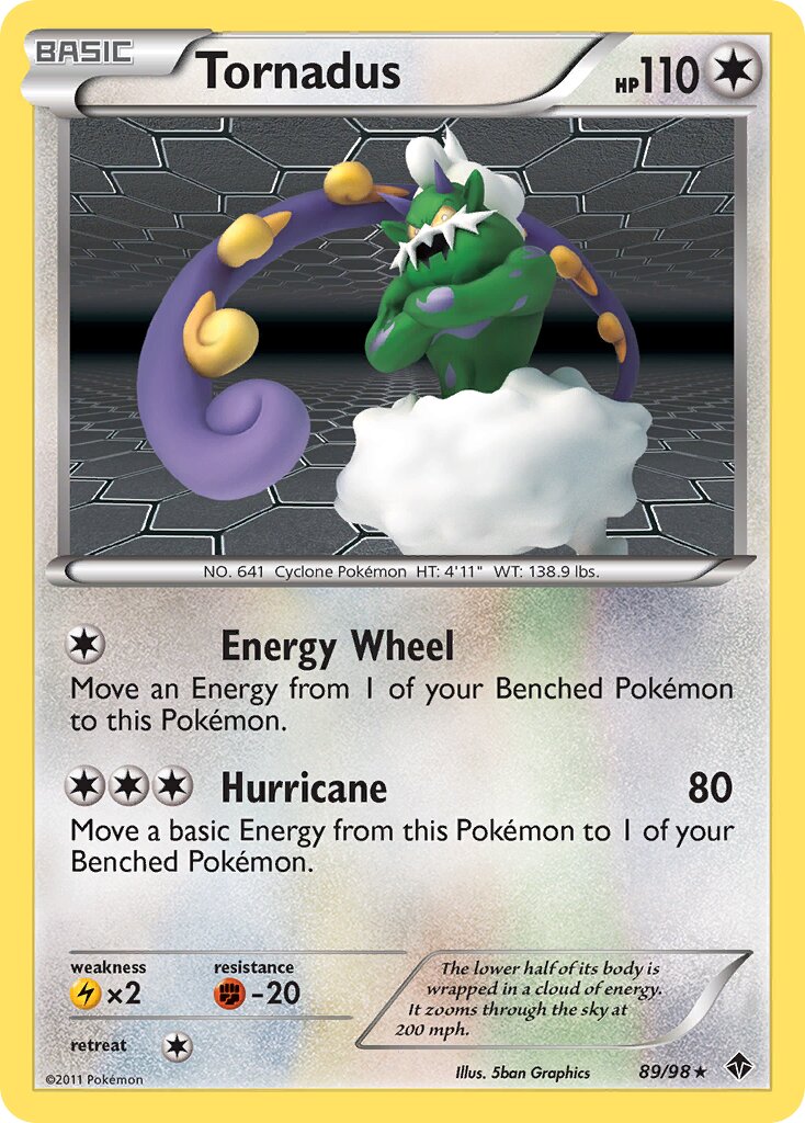 Tornadus 089/98 — Emerging Powers (English Pokémon TCG card)