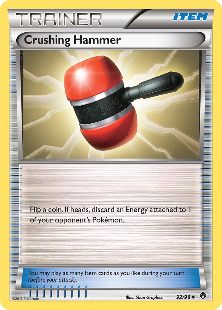 Crushing Hammer 092/98 — Emerging Powers (English Pokémon TCG card)