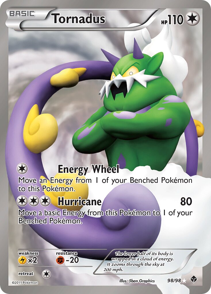 Tornadus 098/98 — Emerging Powers (English Pokémon TCG card)