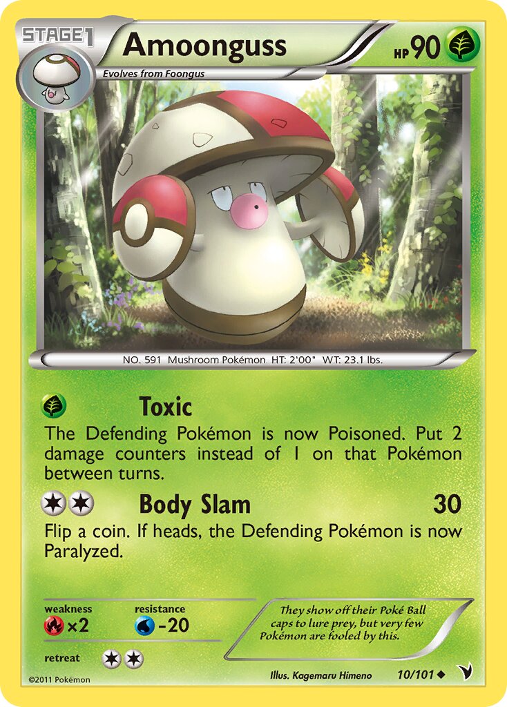 Amoonguss 010/101 — Noble Victories (English Pokémon TCG card)