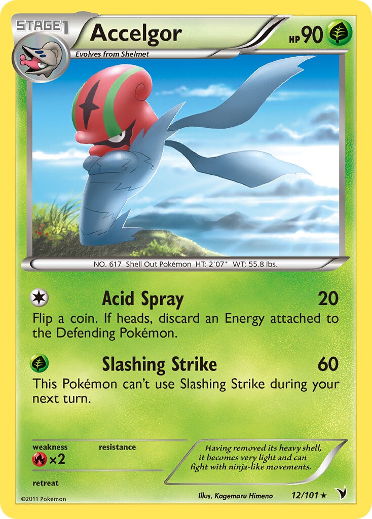 Accelgor 012/101 — Noble Victories (English Pokémon TCG card)