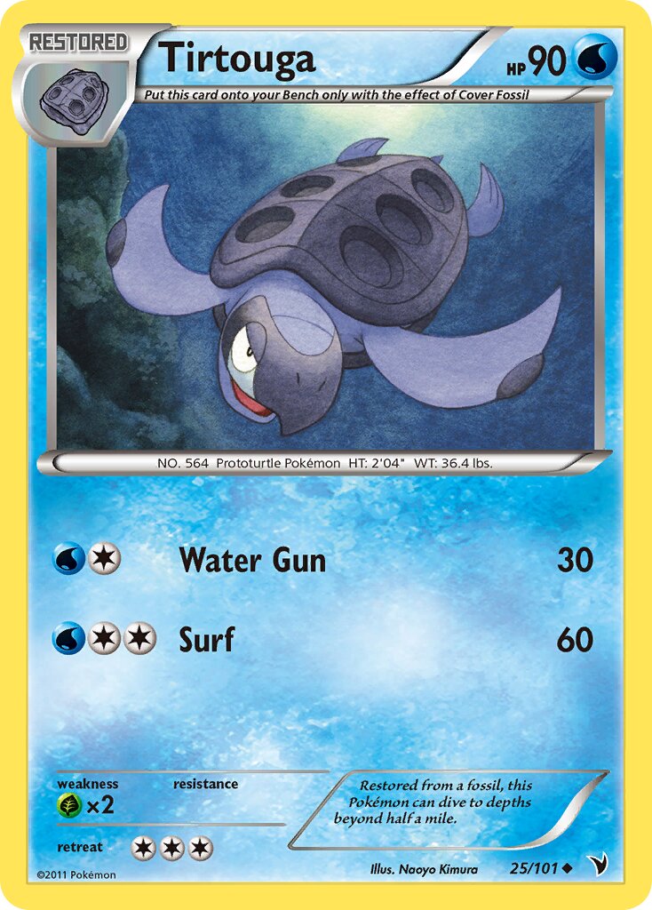 Tirtouga 025/101 — Noble Victories (English Pokémon TCG card)