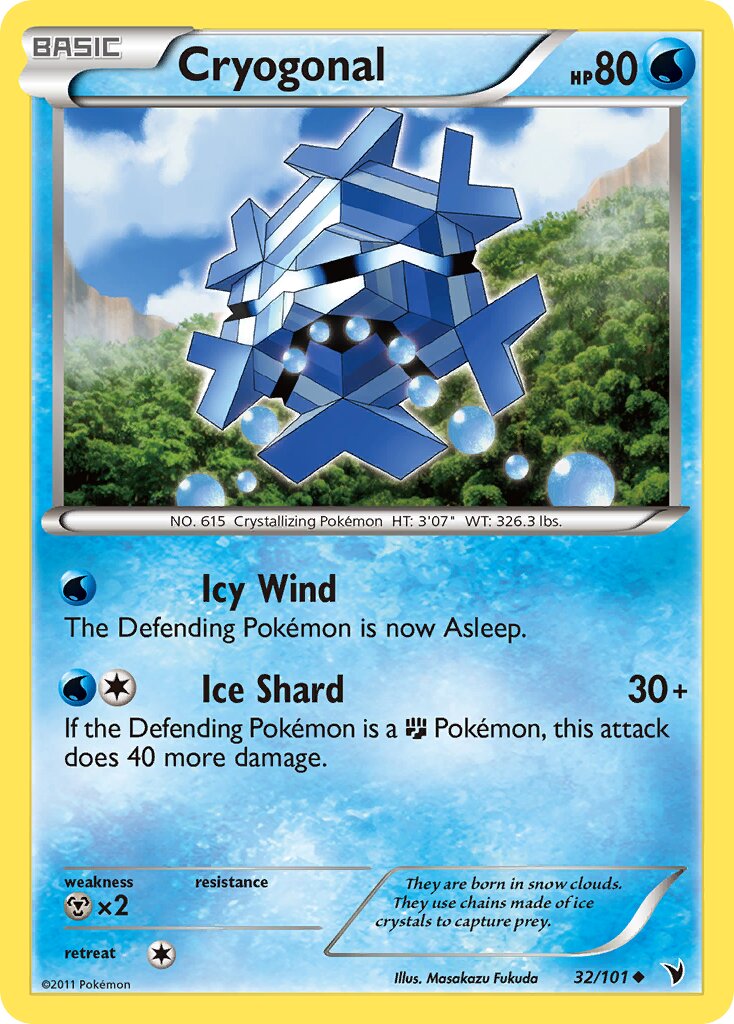 Cryogonal 032/101 — Noble Victories (English Pokémon TCG card)