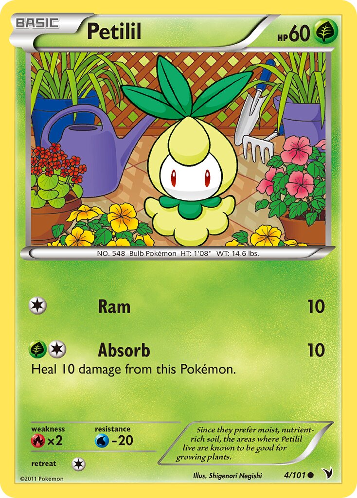 Petilil 004/101 — Noble Victories (English Pokémon TCG card)