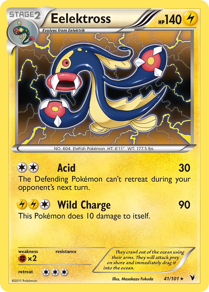 Eelektross 041/101 — Noble Victories (English Pokémon TCG card)
