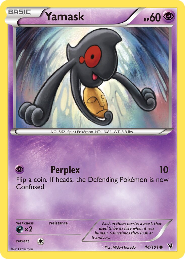 Yamask 044/101 — Noble Victories (English Pokémon TCG card)