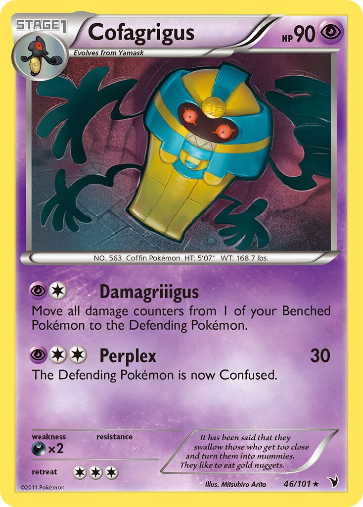 Cofagrigus 046/101 — Noble Victories (English Pokémon TCG card)