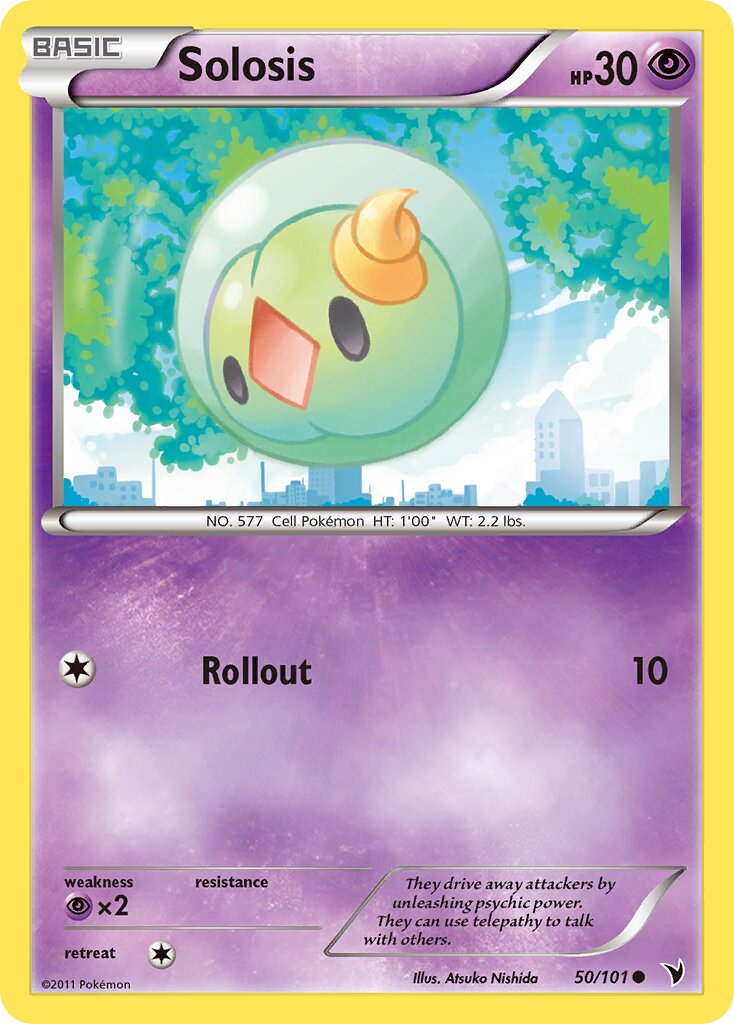 Solosis 050/101 — Noble Victories (English Pokémon TCG card)