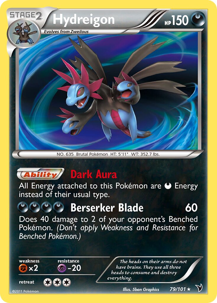 Hydreigon 079/101 — Noble Victories (English Pokémon TCG card)