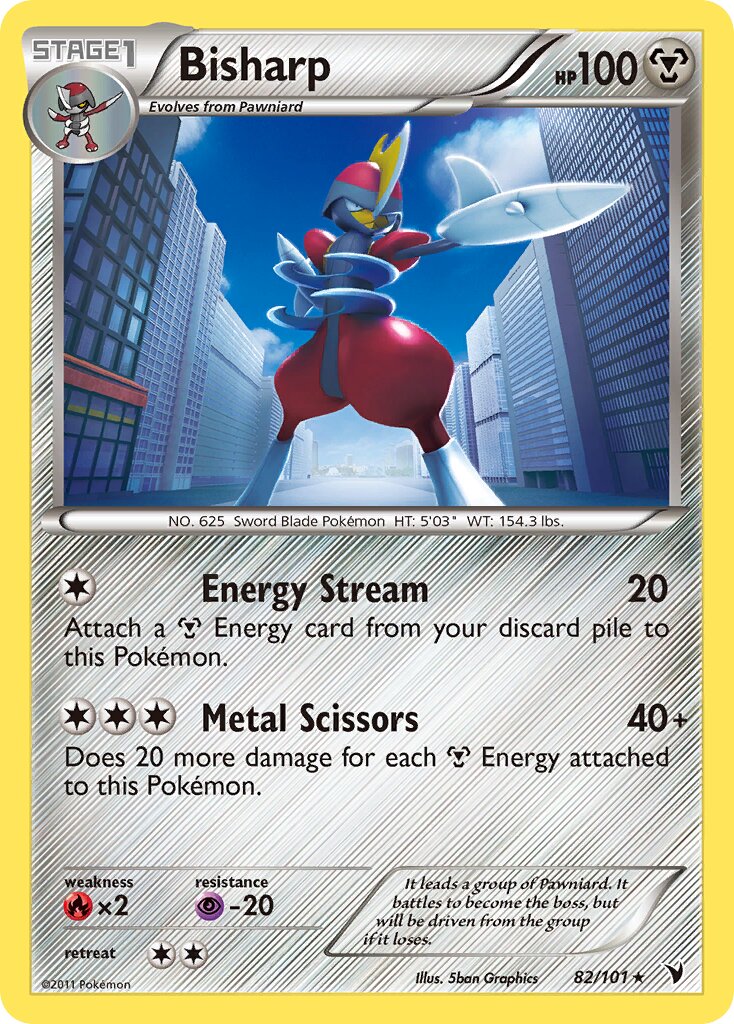 Bisharp 082/101 — Noble Victories (English Pokémon TCG card)