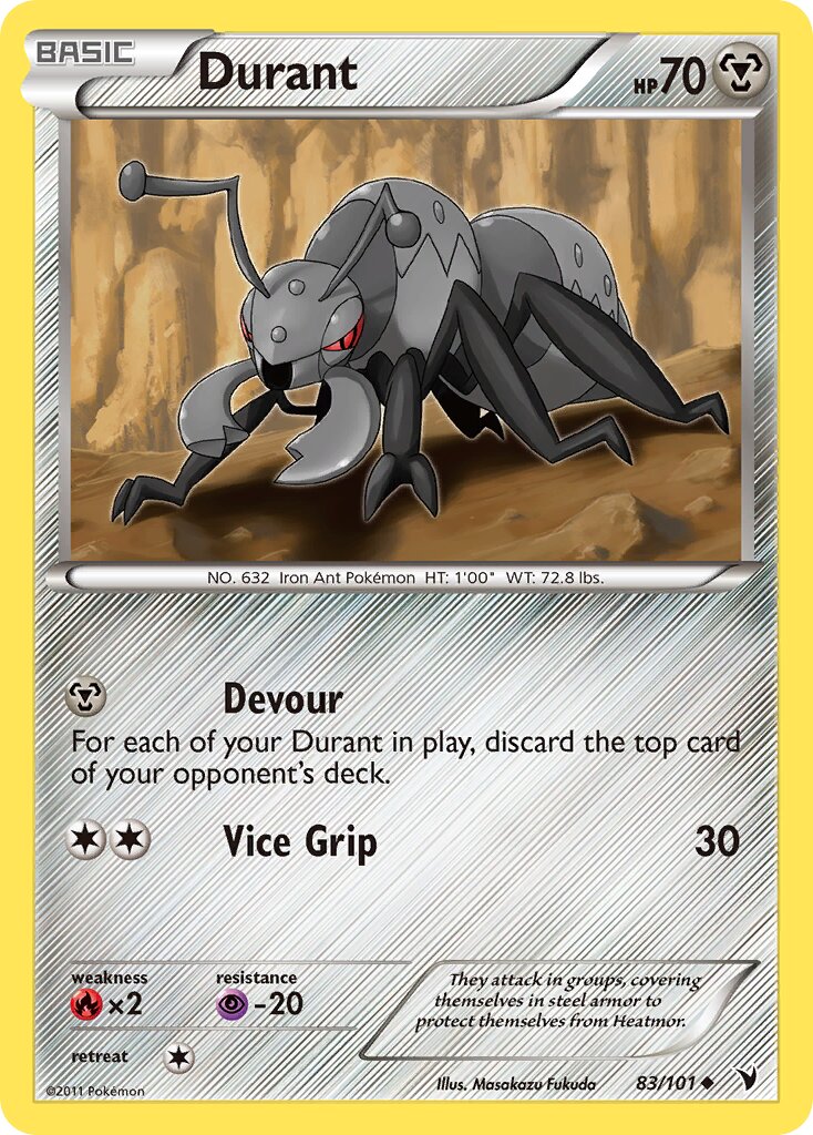Durant 083/101 — Noble Victories (English Pokémon TCG card)