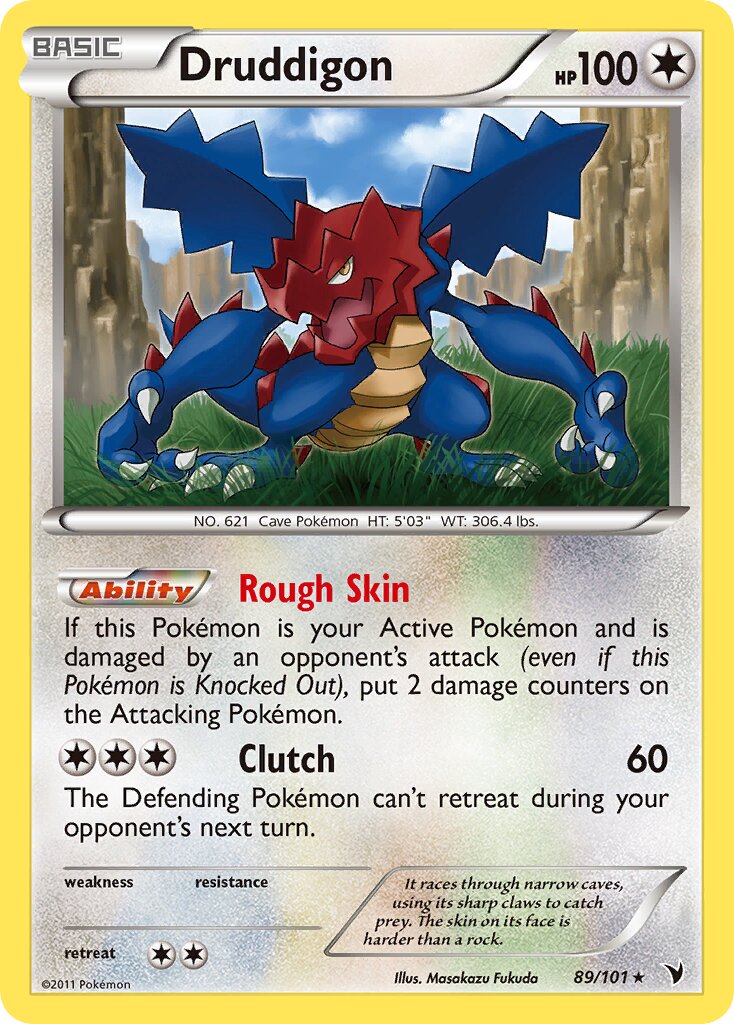 Druddigon 089/101 — Noble Victories (English Pokémon TCG card)