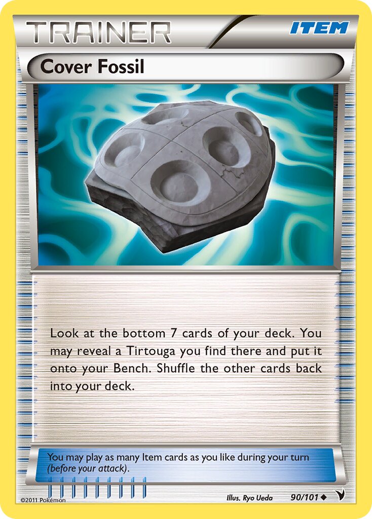 Cover Fossil 090/101 — Noble Victories (English Pokémon TCG card)