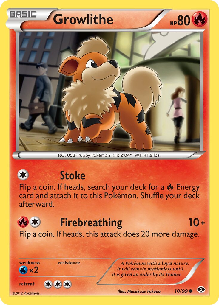 Growlithe 010/99 — Next Destinies (English Pokémon TCG card)