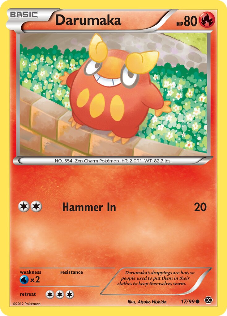 Darumaka 017/99 — Next Destinies (English Pokémon TCG card)