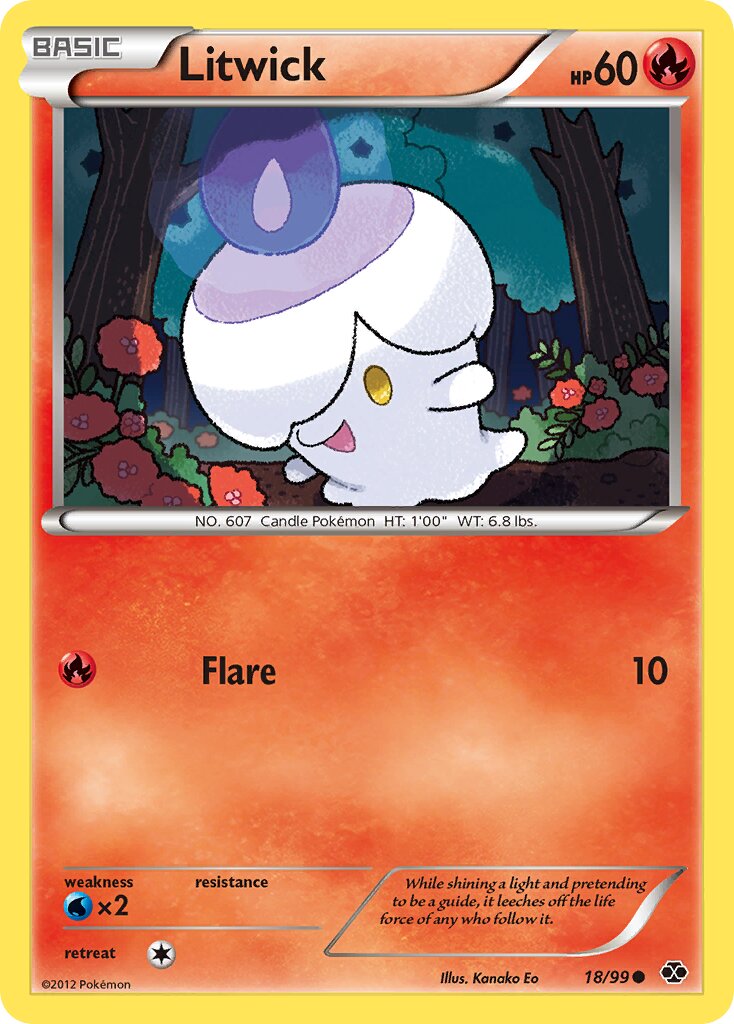 Litwick 018/99 — Next Destinies (English Pokémon TCG card)