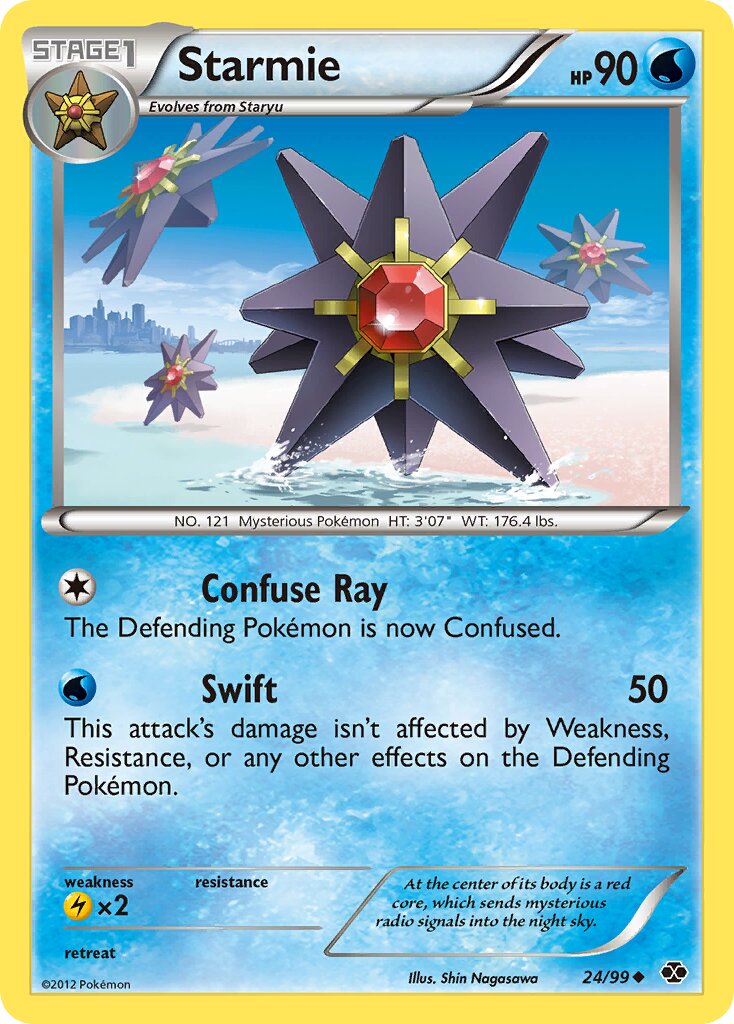 Starmie 024/99 — Next Destinies (English Pokémon TCG card)
