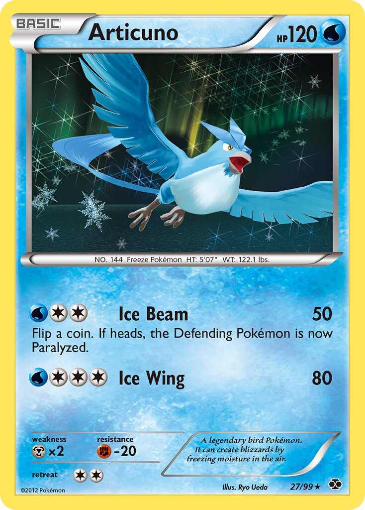 Articuno 027/99 — Next Destinies (English Pokémon TCG card)