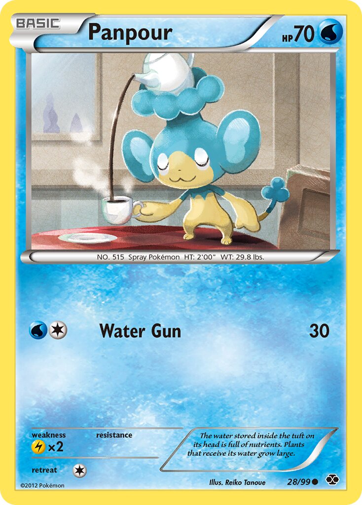 Panpour 028/99 — Next Destinies (English Pokémon TCG card)