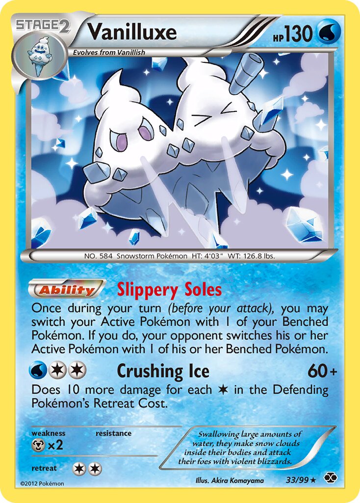 Vanilluxe 033/99 — Next Destinies (English Pokémon TCG card)