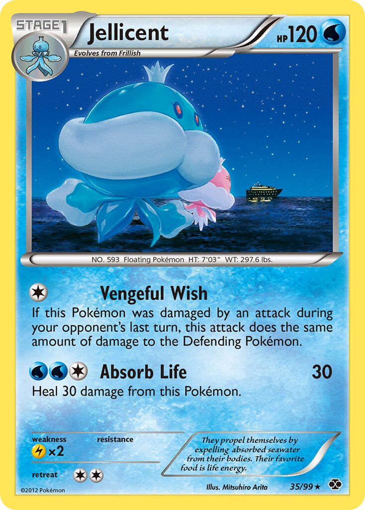Jellicent 035/99 — Next Destinies (English Pokémon TCG card)