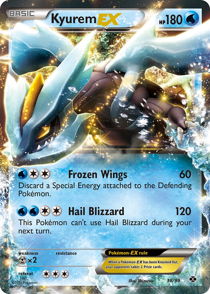 Kyurem-EX 038/99 — Next Destinies (English Pokémon TCG card)