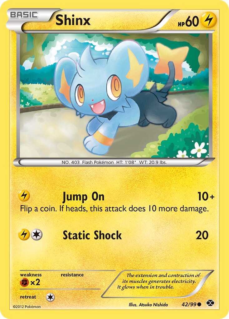 Shinx 042/99 — Next Destinies (English Pokémon TCG card)