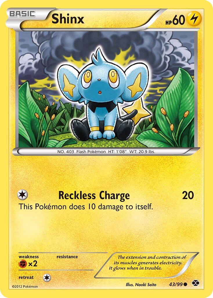 Shinx 043/99 — Next Destinies (English Pokémon TCG card)