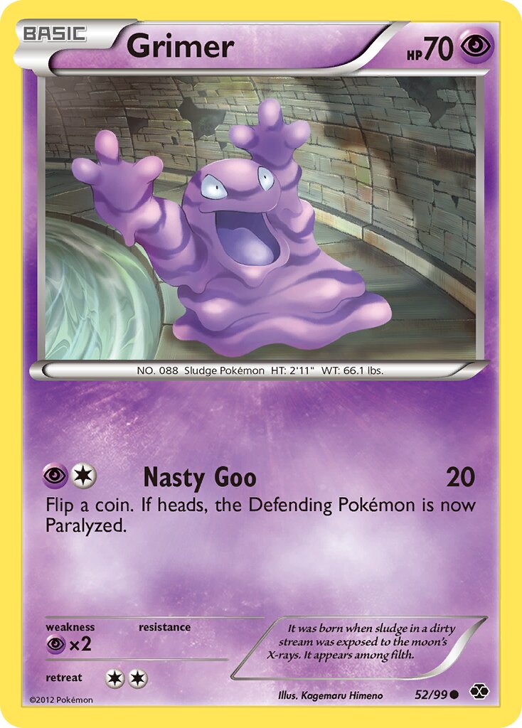 Grimer 052/99 — Next Destinies (English Pokémon TCG card)