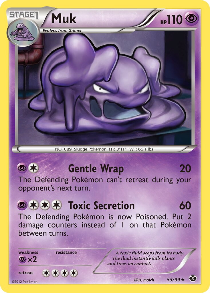 Muk 053/99 — Next Destinies (English Pokémon TCG card)