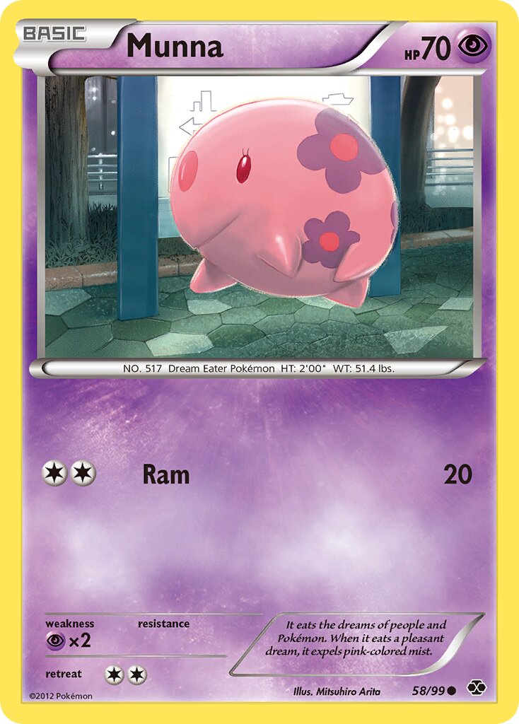 Munna 058/99 — Next Destinies (English Pokémon TCG card)