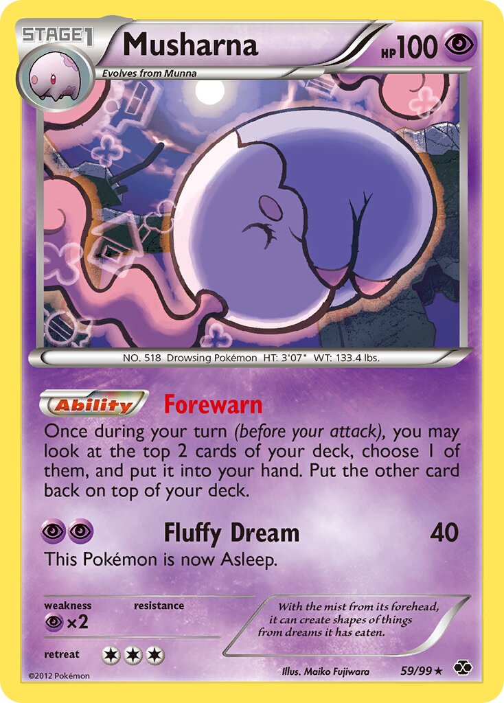 Musharna 059/99 — Next Destinies (English Pokémon TCG card)