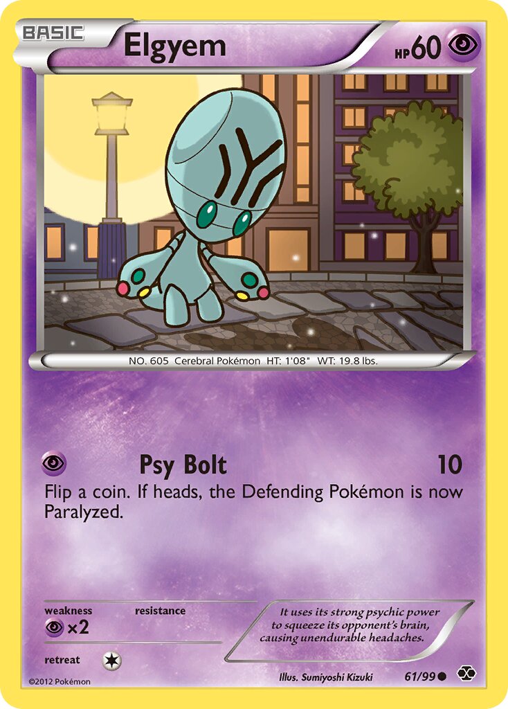 Elgyem 061/99 — Next Destinies (English Pokémon TCG card)