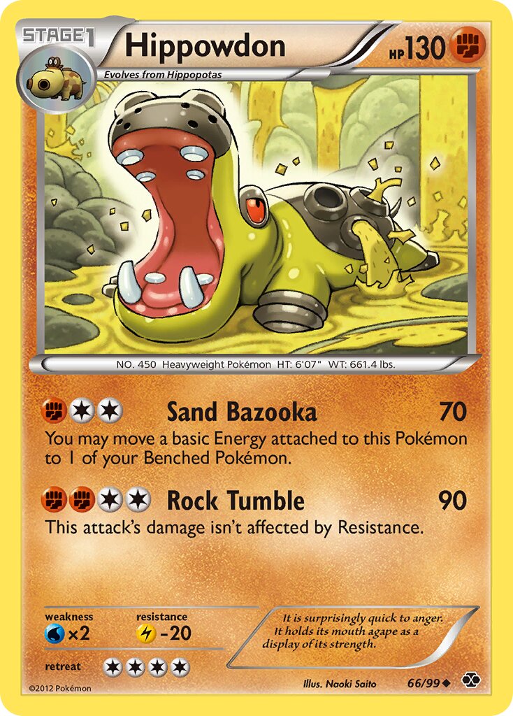 Hippowdon 066/99 — Next Destinies (English Pokémon TCG card)