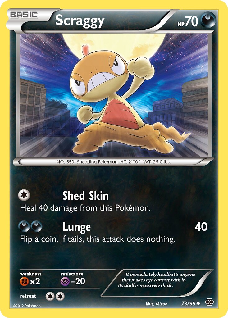 Scraggy 073/99 — Next Destinies (English Pokémon TCG card)