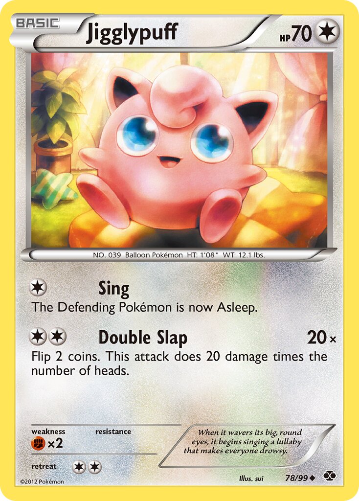 Jigglypuff 078/99 — Next Destinies (English Pokémon TCG card)