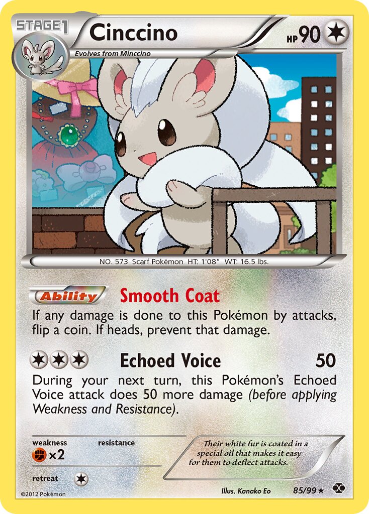 Cinccino 085/99 — Next Destinies (English Pokémon TCG card)