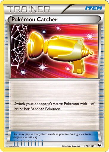 Pokémon Catcher 111/108 — Dark Explorers (English Pokémon TCG card)