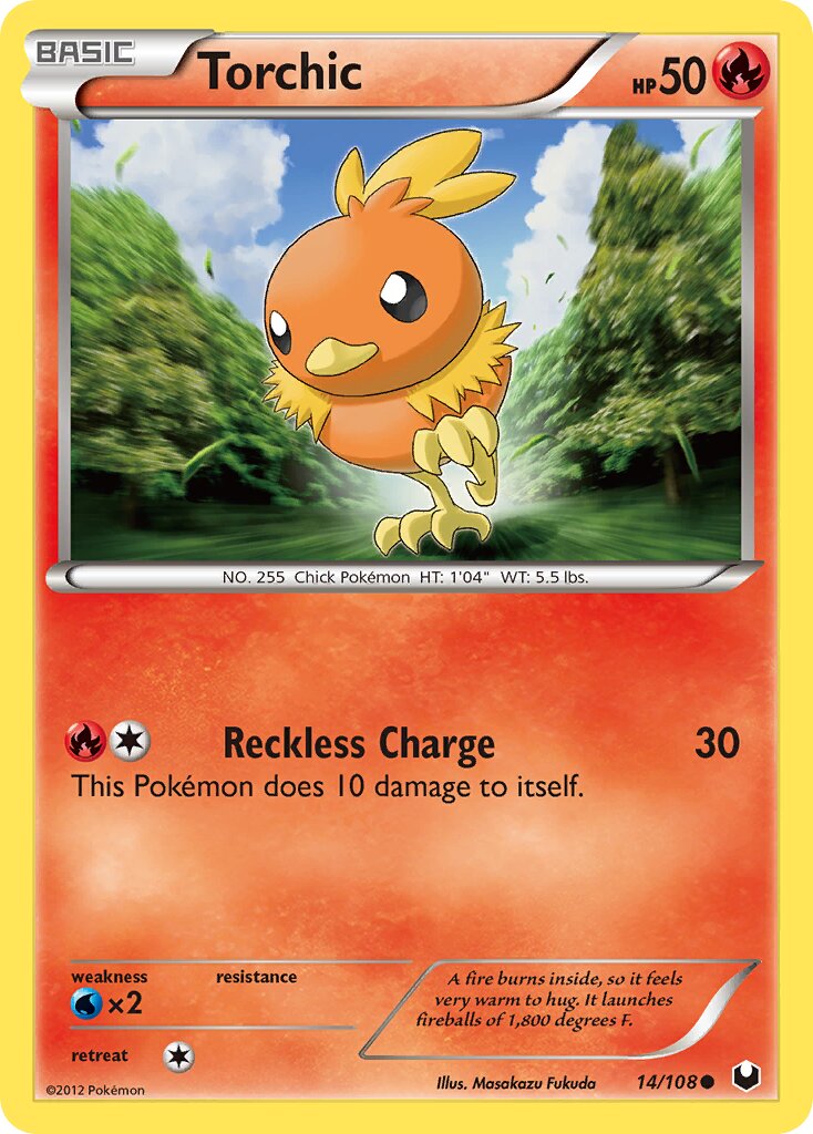 Torchic 014/108 — Dark Explorers (English Pokémon TCG card)
