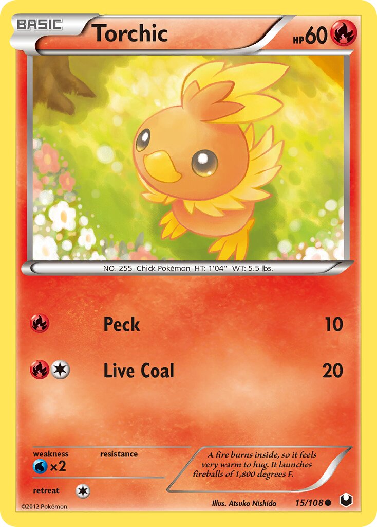 Torchic 015/108 — Dark Explorers (English Pokémon TCG card)
