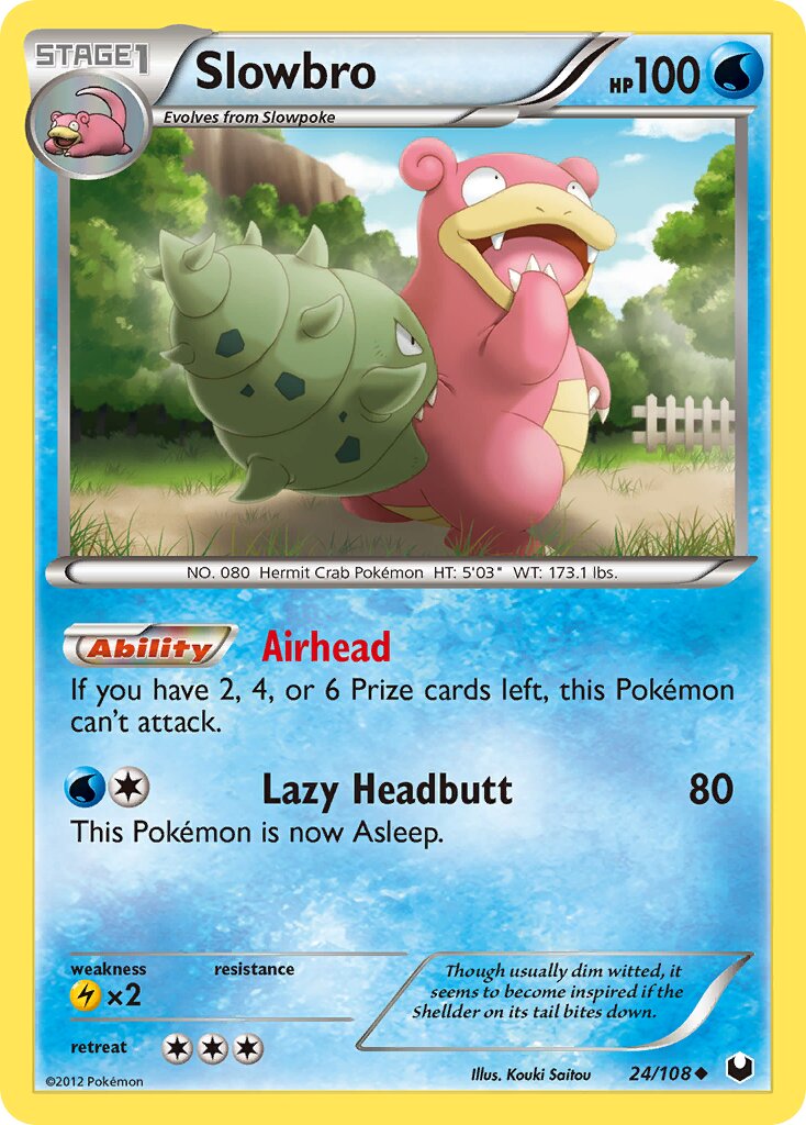 Slowbro 024/108 — Dark Explorers (English Pokémon TCG card)